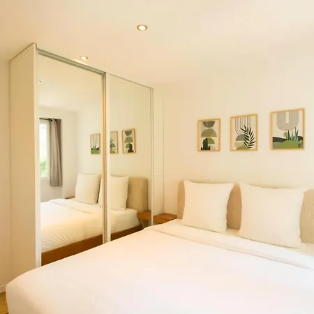 A4 Staywiz Us-2p Au Coeur De Les Pins 5min - Ac Balcon Apartment