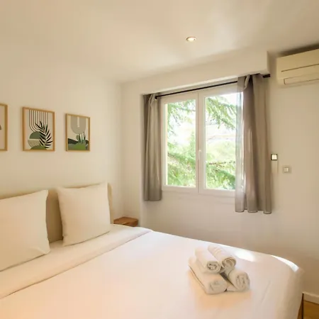 A4 Staywiz Us-2p Au Coeur De Les Pins 5min - Ac Balcon Apartment *